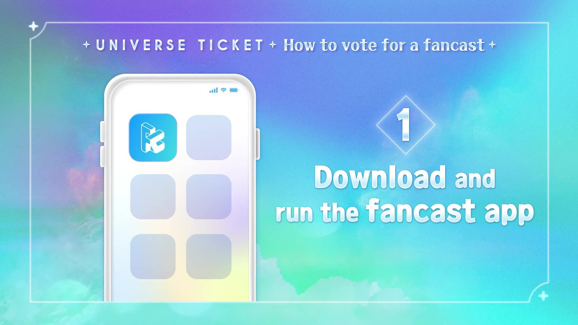 Instrucciones sobre cómo votar en la aplicación fancast📱